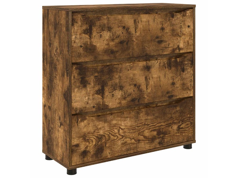  Armoire de rangement, commode de rangement 80 x 31 x 81 cm bois d'ingénierie shl8214  - Conforama A