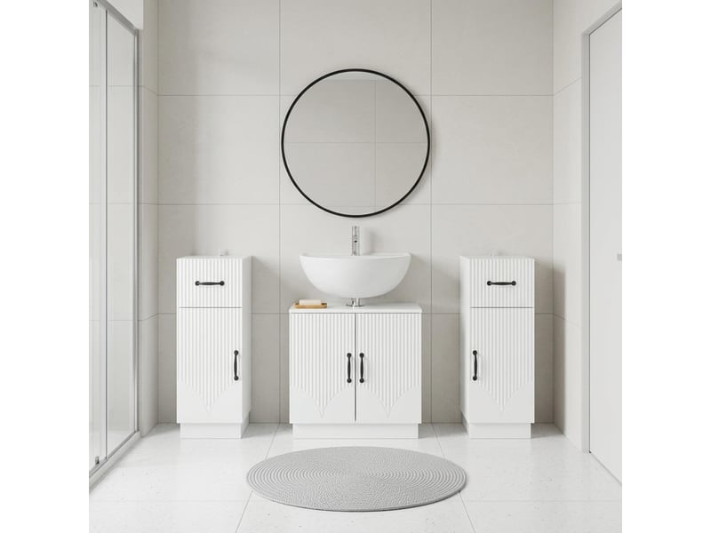 Ensemble de meuble de salle de bain 3 pièces hoorn cf63466 - Conforama B