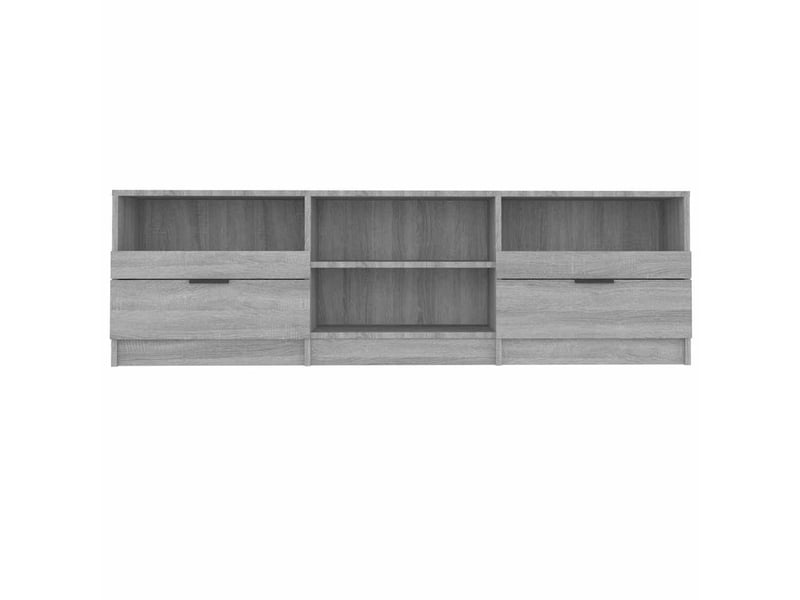  Meuble tv - banc tv - meuble de rangement sonoma gris 150x33,5x45 cm bois d'ingénierie  - Conforama D