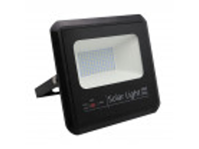  Projecteur led solaire abrila malaquita 60 w 5400 lm 6500 k noir ip66 23 x 25,5 x 6,5 cm 147280609 - Conforama D
