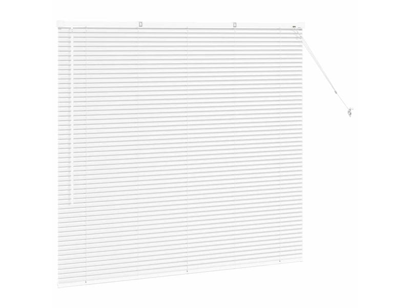  Store vénitien, store de fenêtre blanc 130 x 150 cm 25 mm aluminium cf47707  - Conforama E