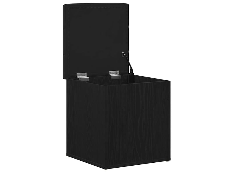  Banc chambre, banc de rangement chêne noir 42x42x45 cm bois d'ingénierie  - Conforama E