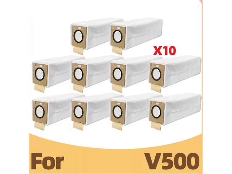  Replacement parts dust collection bags filters kit for uwant v500 cleaner, 10 pcs vacuum bags  - Conforama D