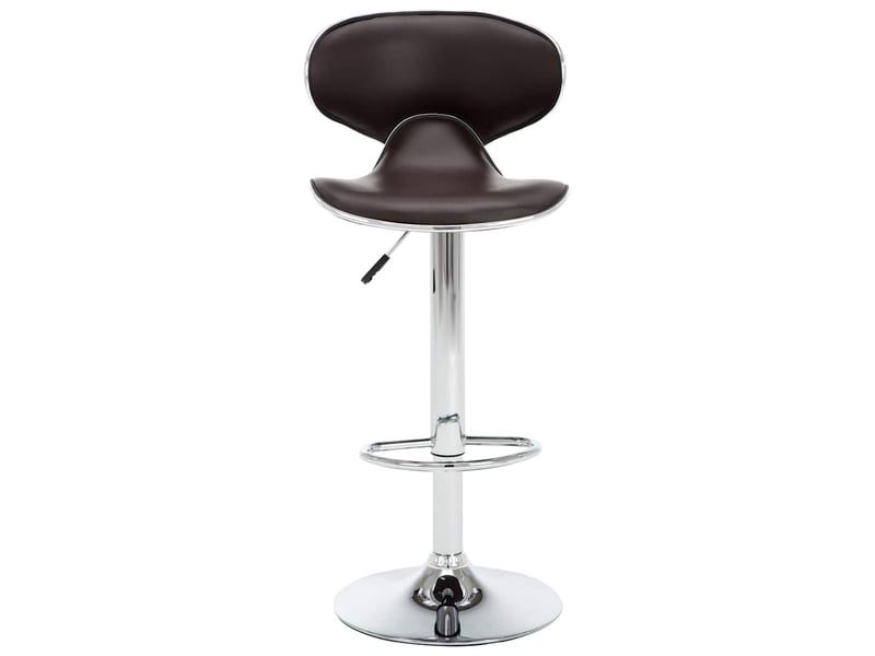  Lot de 2 tabouret de bar, chaise de bar marron similicuir shl84241  - Conforama D