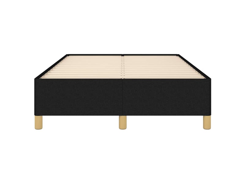  Lit double- lit adulte -  cadre de lit sans matelas noir 120x190 cm tissu  - Conforama D