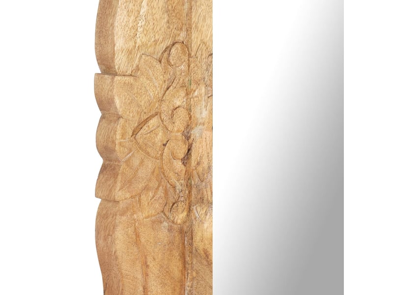  Miroir, miroir de maquillage 110x50 cm bois de manguier massif shl95232  - Conforama E
