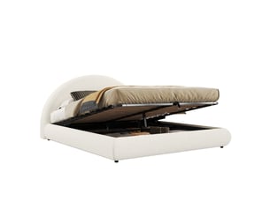 Lit coffre 160x200 cm HAUSS SPOLE coloris blanc