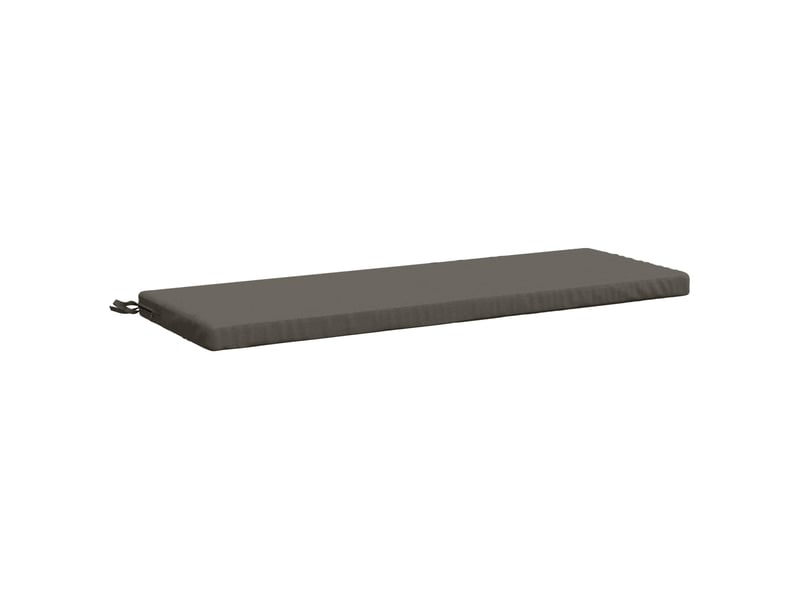 Coussin de banc, coussin d'assise, coussin de canapé soest 100 % polyester gris 120 x 40 x 5 cm cf53264 - Conforama A