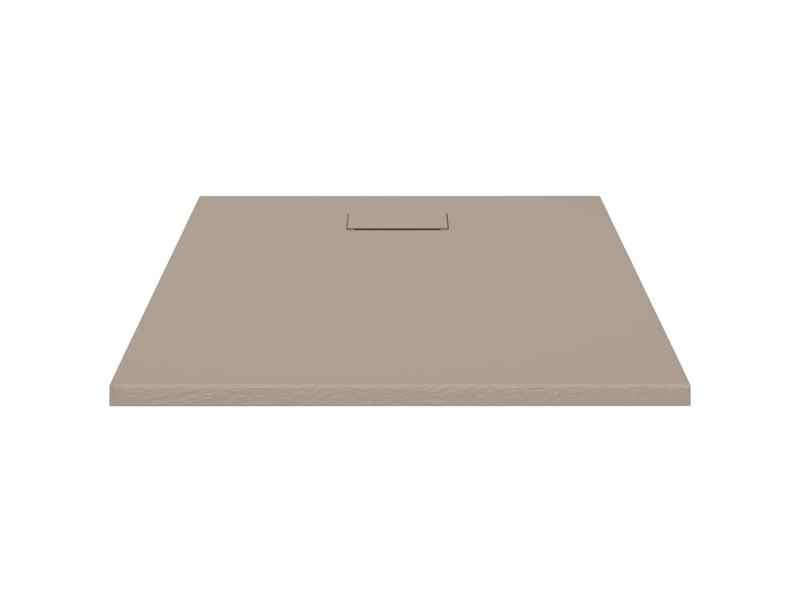  Receveur de douche base de douche bac de douche réceptacle de douche salle de bain toilette salle d’eau maison intérieur smc 100x80 cm marron 02_0001969  - Conforama C