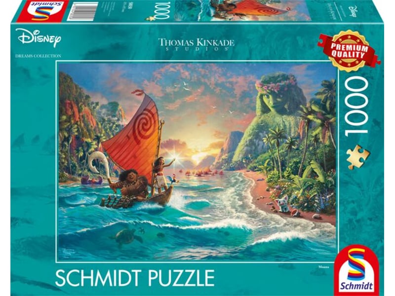  Puzzle 1000 pcs moana  vaiana disney 58030 - Conforama B