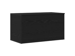Boîte de rangement, coffre de rangement chêne noir 84x42x46 cm bois d'ingénierie