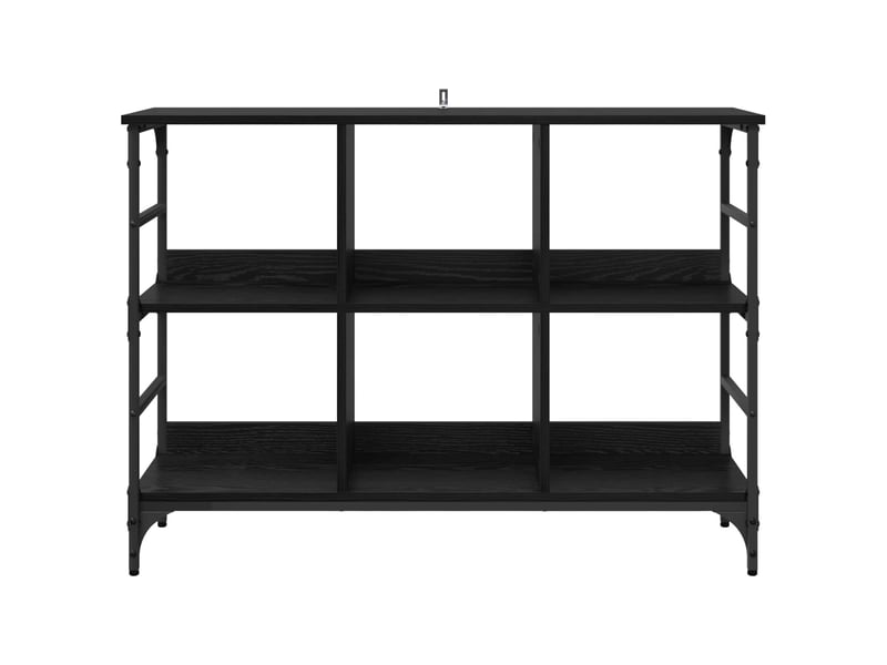  Buffet - bahut - meuble de rangement chêne noir 102 x 32 x 73,5 cm  - Conforama E