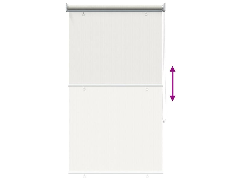 Store enrouleur, store roulant d'extérieur 105 (l) x 140 (h) cm crème cf47296  - Conforama E