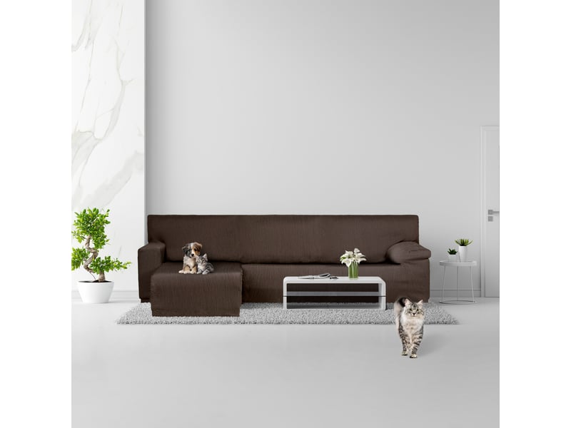 Housse de canapé apolo, méridienne courte, accoudoir gauche (vue de face) c07  - Conforama C