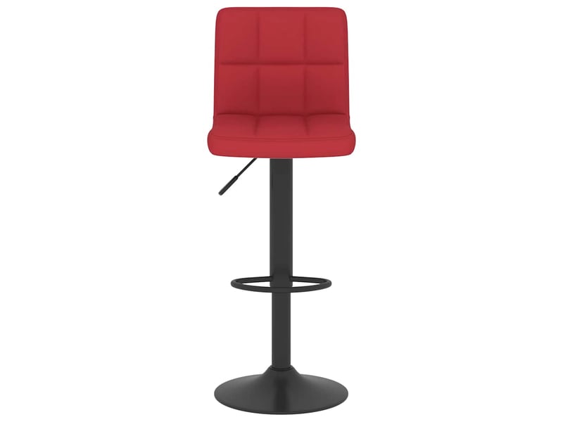  Lot de 2 tabouret de bar, chaise de bar rouge bordeaux tissu shl16438  - Conforama D