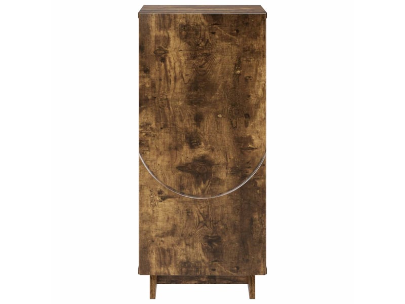  Buffet salon, buffet de rangement chêne fumé 33,5x34,5x75 cm bois d'ingénierie shl49413  - Conforama D