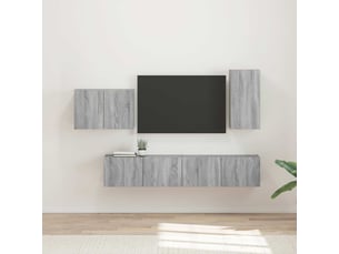 Meuble tv coloris gris 78.5 cm <strong></strong>  <strong></strong>