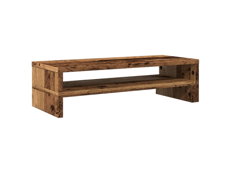  Support de moniteur table meuble bureau vieux bois 54 x 22 x 15 cm bois d'ingénierie marron 02_0045013  - Conforama D