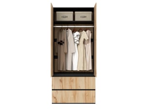 Armoire <strong>WELLTIN</strong> <strong></strong> coloris bois clair largeur 90 cm