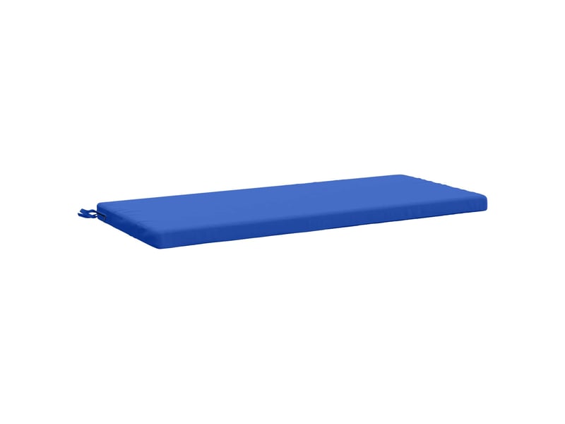 Lot de 2 coussins de banc, coussins d'assise soest 100 % polyester bleu royal cf57130 - Conforama D