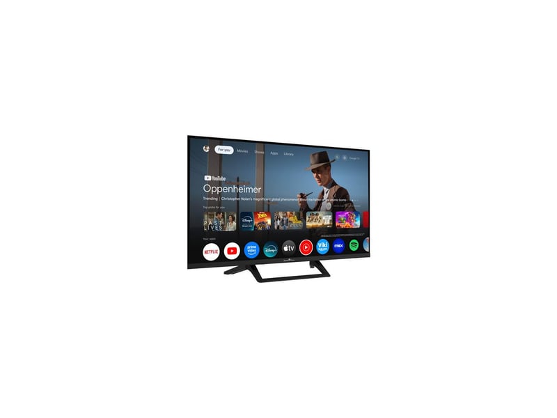  Téléviseur smart tech 32qg01v qled full hd google tv 32 pouces noir 32QG01V - Conforama C