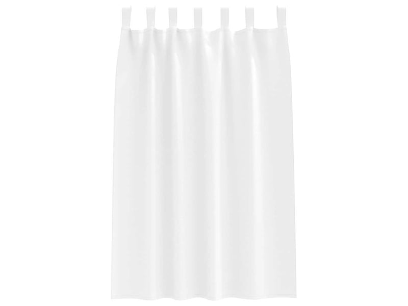 Lot de 2 rideaux occultants, rideaux black-out avec anneaux blanc pur 175 x 140 cm cf44577 - Conforama D