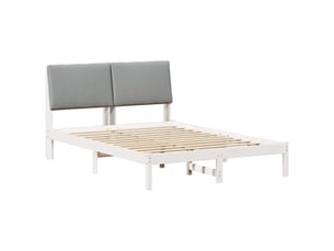 Lit 2 places 150x200 cm    coloris blanc