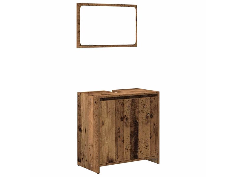  Ensemble de meubles salle de bain 3 pcs bois d'ingénierie cf63946  - Conforama E