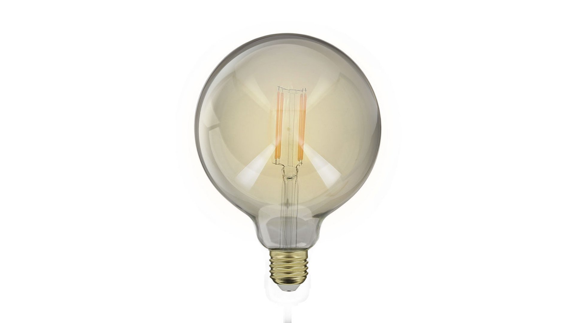 AMPOULE AMP LED GLB FUMEE E27 Jaune Conforama