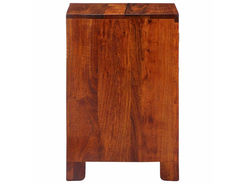 Table de chevet - cabinet de chevet - table de nuit 40x40x60 cm bois d'acacia massif  - Conforama B