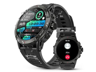 Montre militaire connectée pour homme (pour répondrepasser des appels)