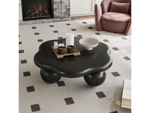 Table basse  coloris noir SOGEU 