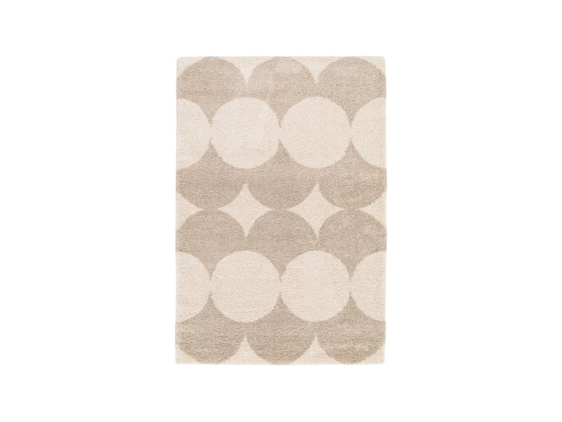  Tapis intérieur motif ronds crème et beige 120 x 170cm - stella  - Conforama A