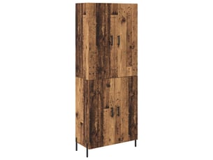 Buffet - haut armoire bois ancien 69,5 x 34 x 180 cm bois d'ingénierie