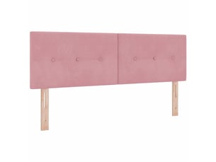 Tete de lit A poser largeur 144 cm rose