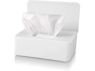Boite a mouchoirs avec couvercle,boîte à lingettes humides étanche poussière,distributeur mouchoirs pour voiture bureau à domicile (blanc)