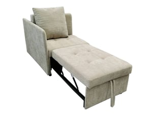 Lit banquette 70x140 cm coloris beige