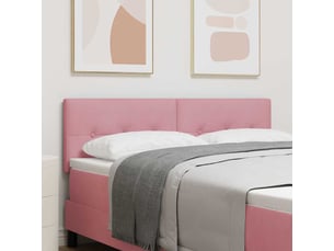 Tete de lit A poser largeur 144 cm   rose