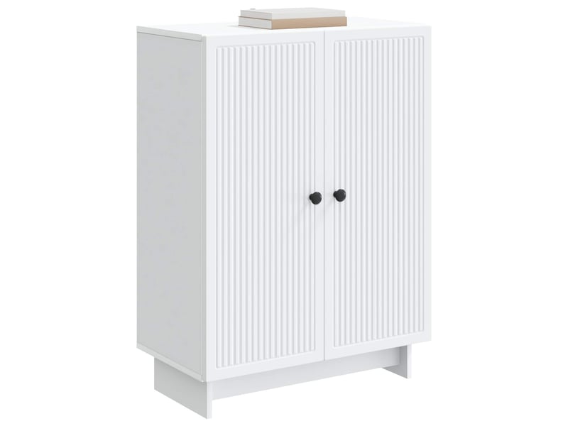  Buffet - bahut - meuble de rangement blanc 66 x 34,5 x 90 cm bois d'ingénierie  - Conforama C