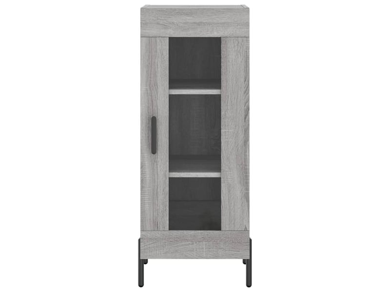  Buffet - bahut - meuble de rangement sonoma gris 34,5x34x90 cm bois d'ingénierie  - Conforama E