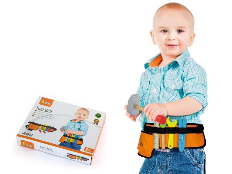  Ceinture à outils viga 50532 - le petit bricoleur en bois 6934510505325 - Conforama C