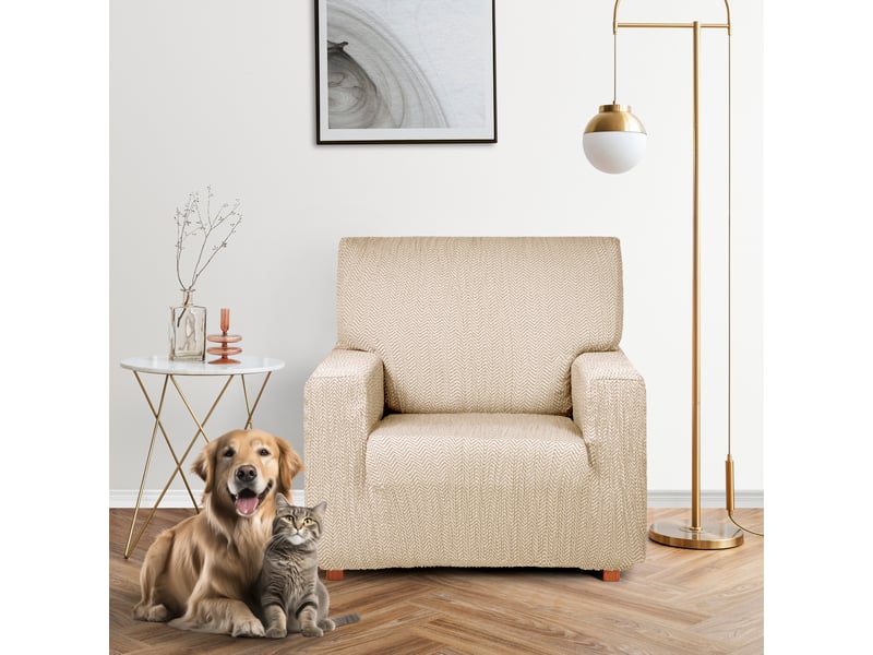 Housse de canapé 1 place apollo c00  - Conforama C