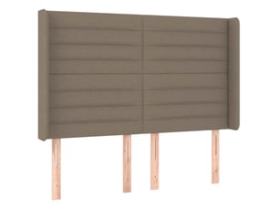 Tete de lit A poser largeur 147 cm   taupe