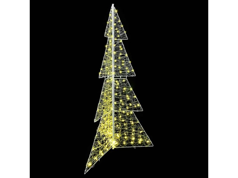  Sapin de noël - arbre de noël 240 led blanc chaud 180 cm acrylique  - Conforama E