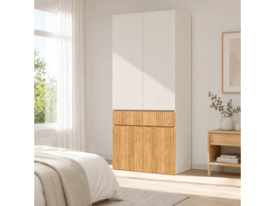 Armoire     <strong>DESVIAE</strong> <strong></strong> coloris bicolore largeur 90 cm