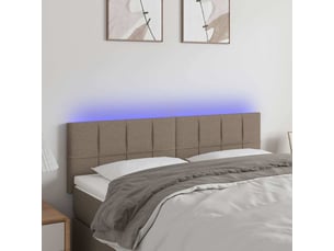 Tete de lit A poser largeur 144 cm taupe