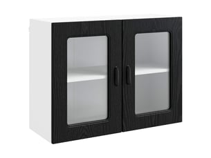 Panneau de lave-vaisselle kalmar chêne noir 80x31x60cm shl1779