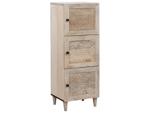 Armoire     <strong></strong> <strong></strong> coloris blanc largeur 40 cm