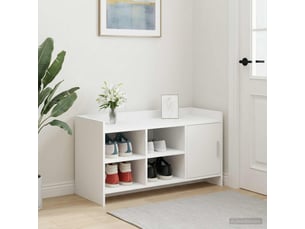 Meuble à chaussures 3 paire(s)  <strong></strong>  <strong></strong> coloris blanc