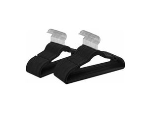 50 cintres antidérapants, encoches pour bretelles fines, crochet pivotant 360°, plastique abs résistant, pour armoire compacte